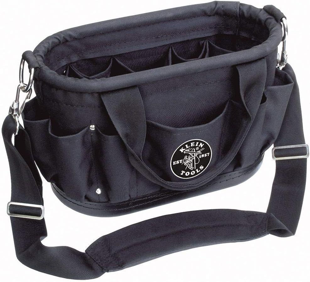 Klein Tools 58889 Padded Adjustable Shoulder Strap, 37 to Small, Black