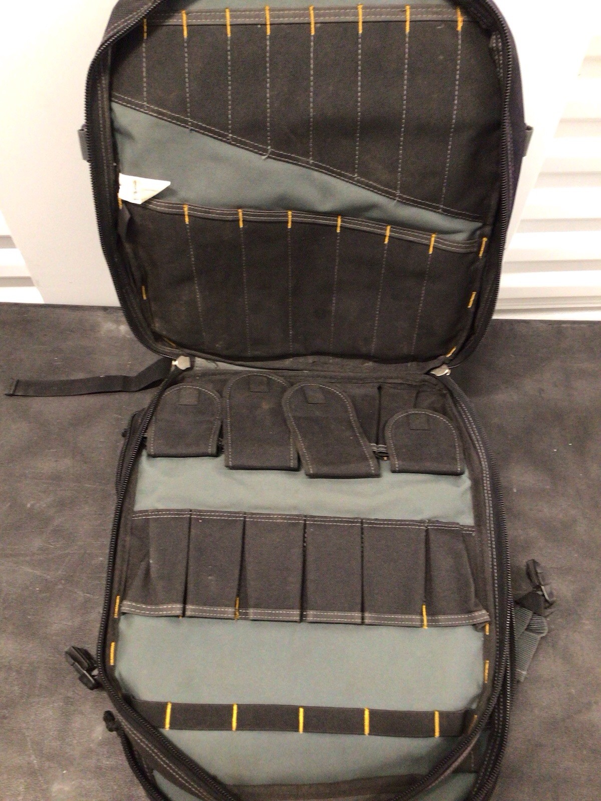 CLC 1132 Professional 75 Pocket Heavy Duty Premium Tool Backpack Bag HVAC Tech