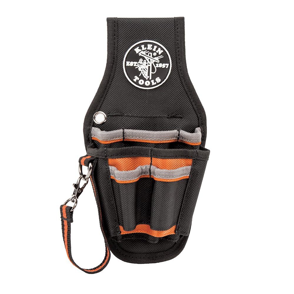 Klein Tools Small Utility Holster Pouch with 9 Pockets for Essential Tools