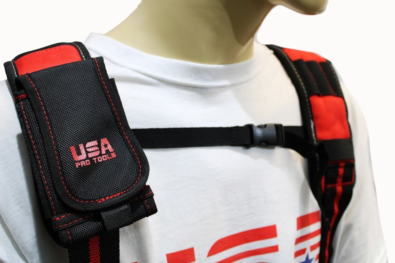Professional Contractor Tool Rig Gear Organizer Pouch W/ Suspenders Belt H Duty.