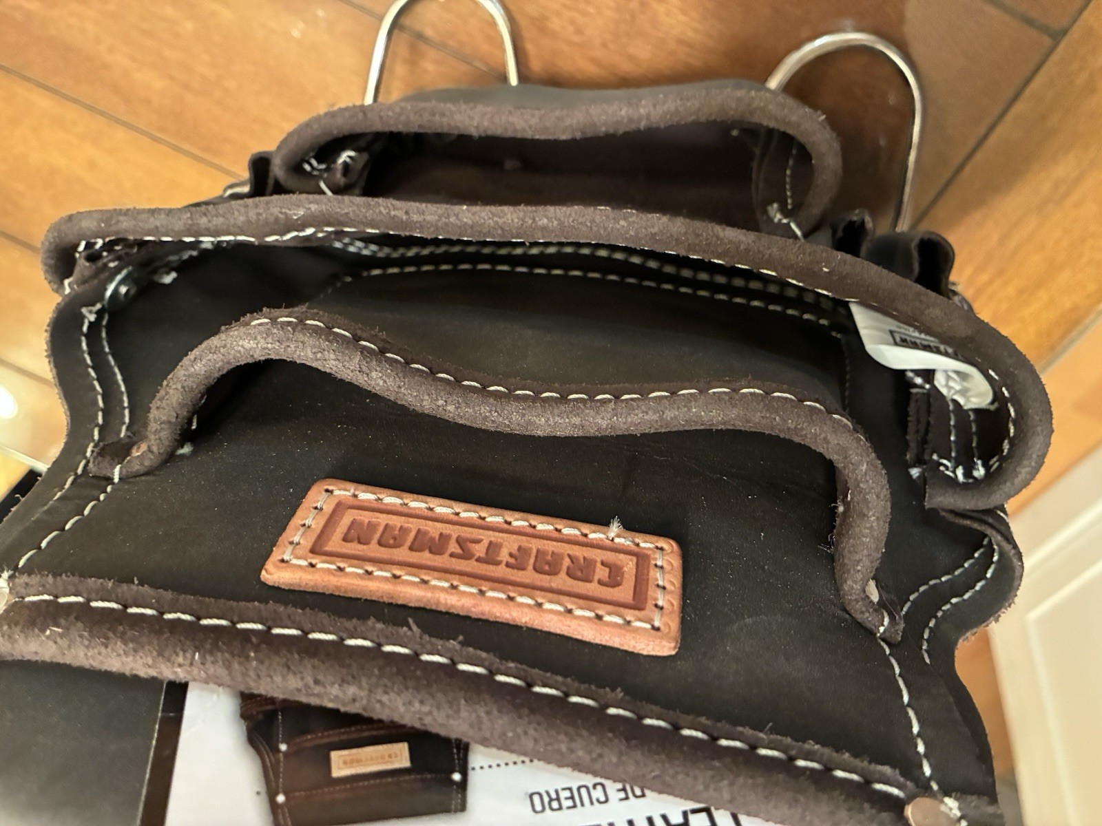 Lot Of 5 Used Leather Tool Bags, Craftsman, Klein (electrician?)