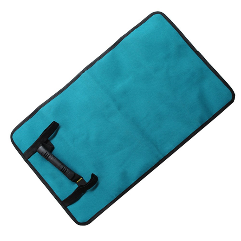 Sturdy Tool Storage Bag for Electricians 600D Oxford Cloth Zippered Pockets