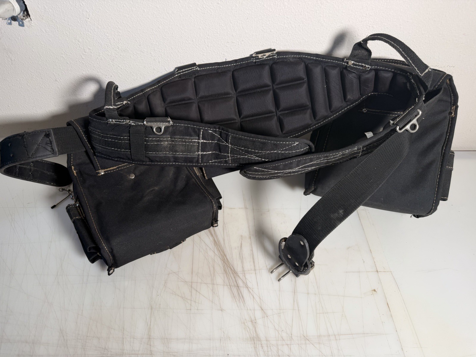 Gatorback Contractor Pro Black Tool Utility Belt Pouch Adult #BACKROOM