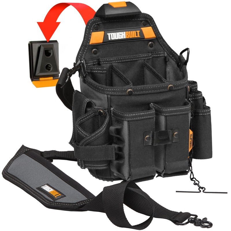 Original Toughbuilt TB-CT-114 Electrician Tool Pouch + Shoulder Strap – FedEX
