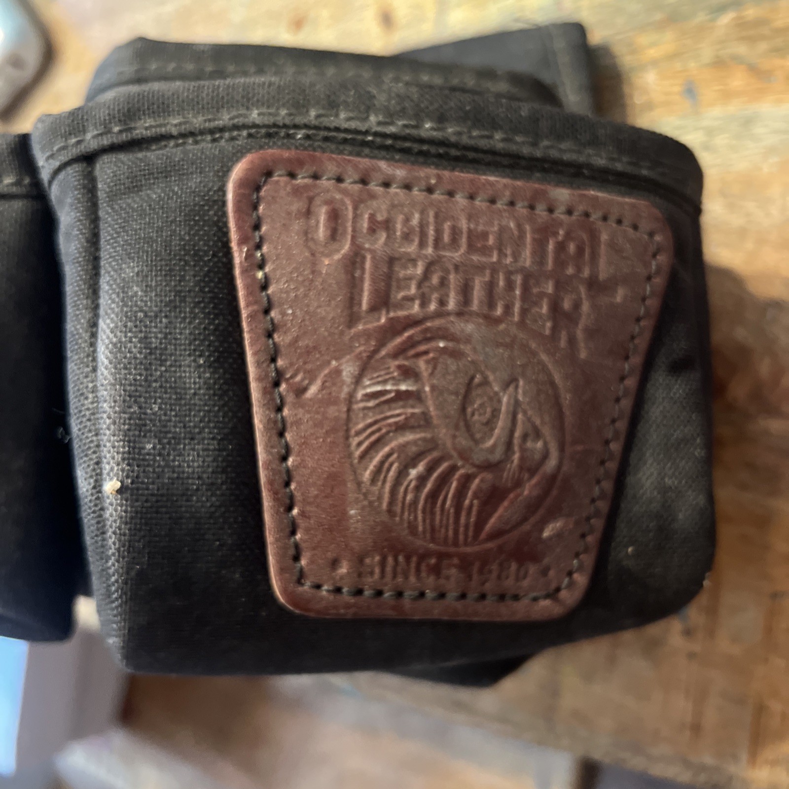 Occidental Leather Black Clip On 7 Pouch
