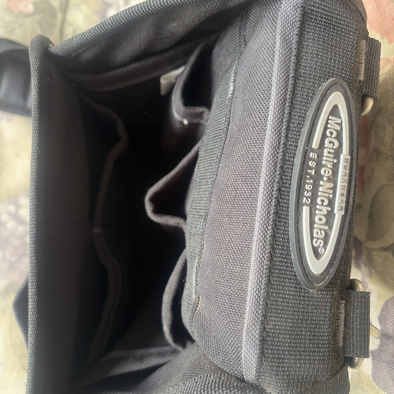 McGuire-Nicholas Electricians Pouch Work Gear – Canvas – Black / Gray