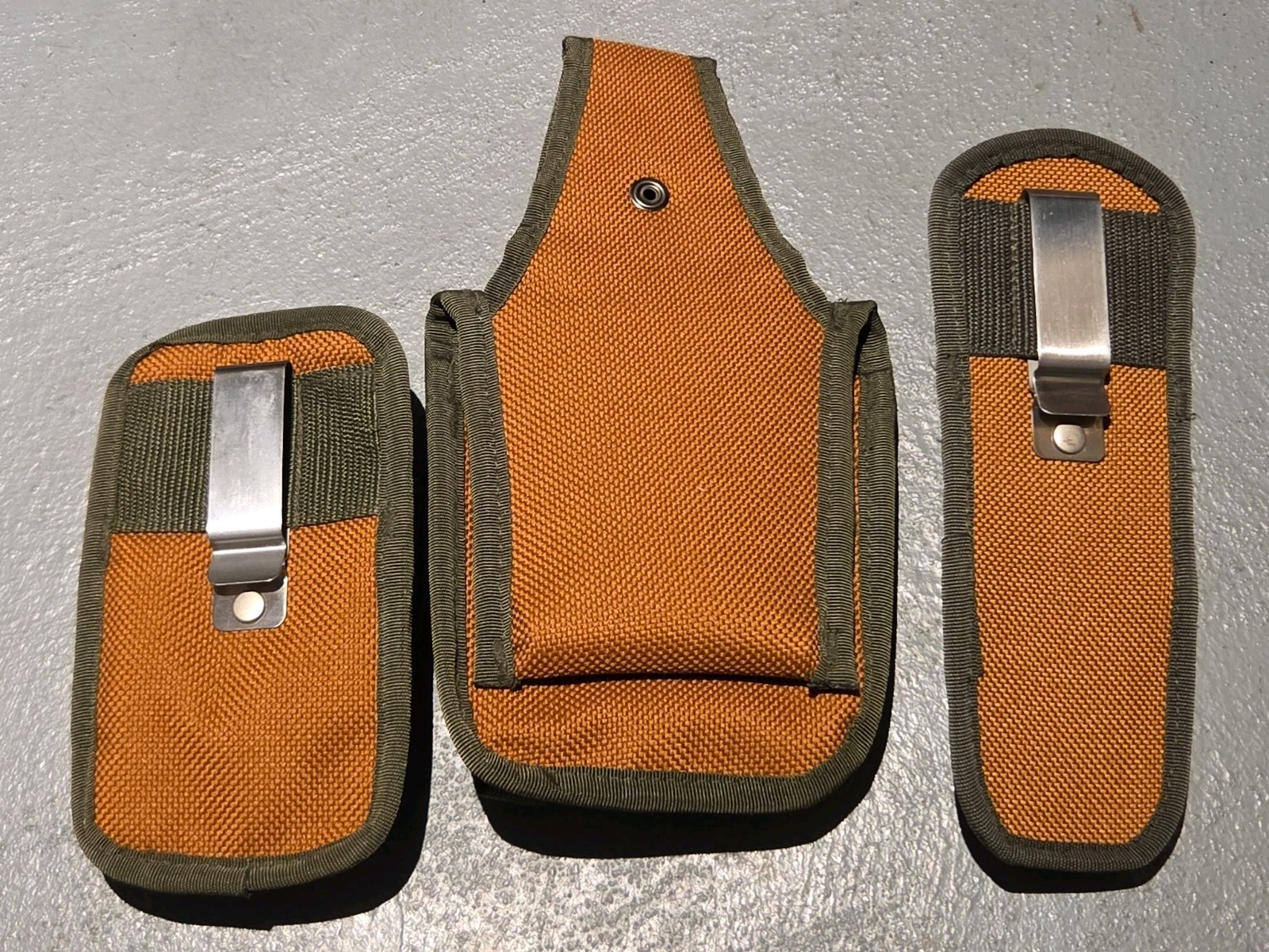 Bucket Boss Canvas Utility Pouch / Sheath Holster / Double Barrel Sheath Lot 3