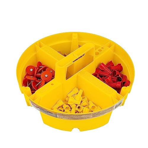 Bucket Boss – Stacker Small Parts 1 Count (Pack of 1), Yellow
