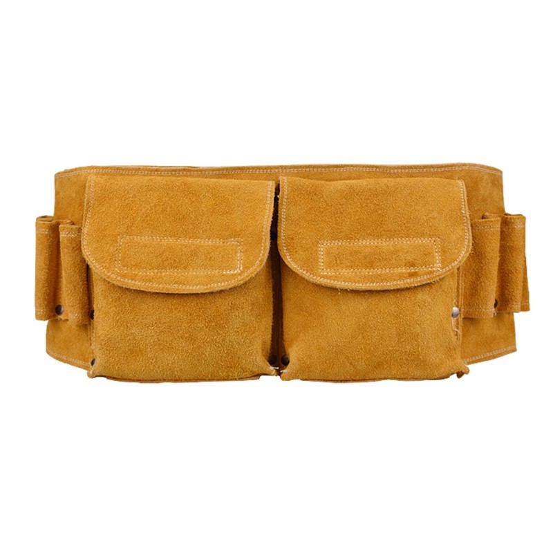 Multipurpose Tool Bag Natural Leather Bag Waist Bag Furniture Repair Pouch Bag