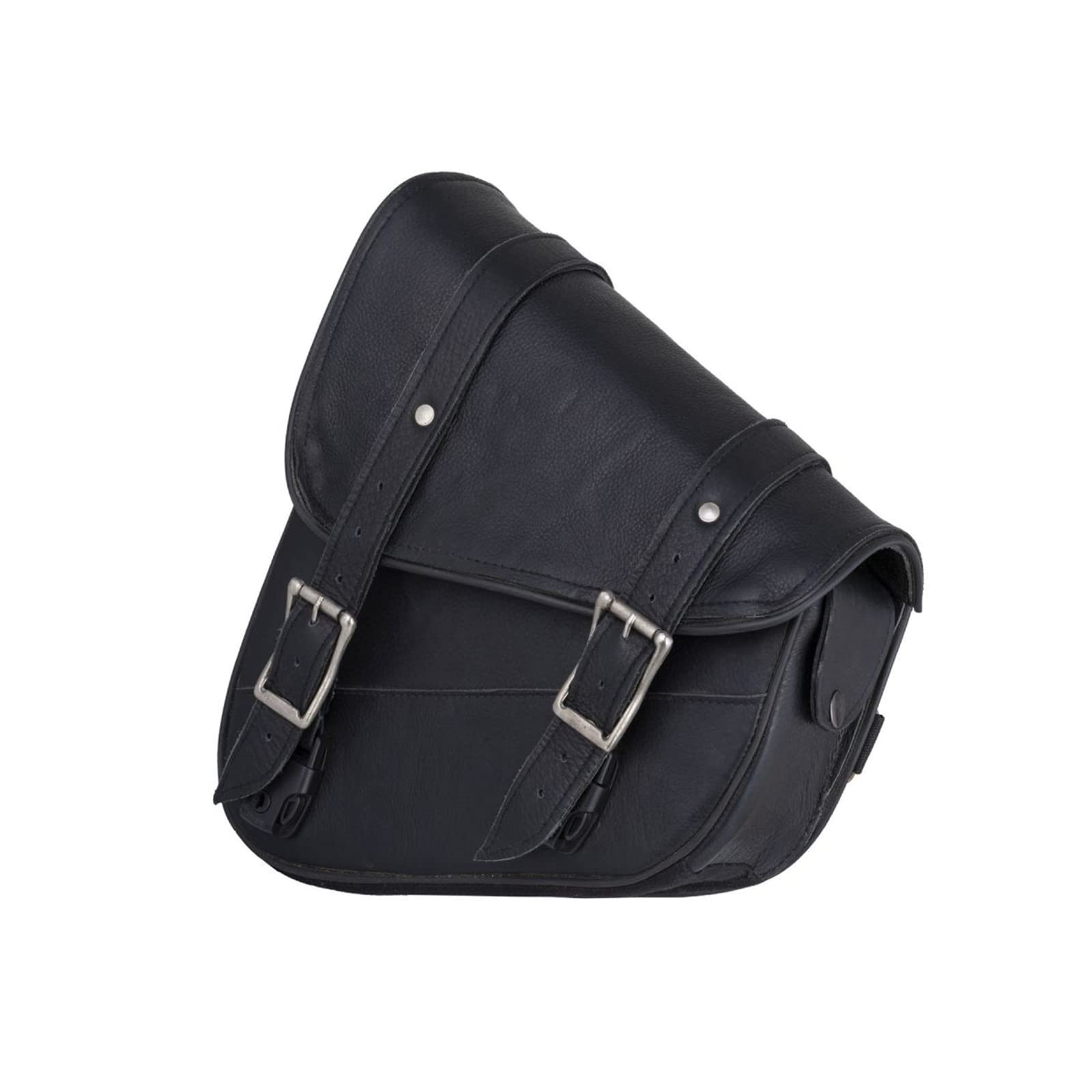 Premium Naked Leather Swing Arm Bag For Motorcycle Left Side Solo Bags Saddle…