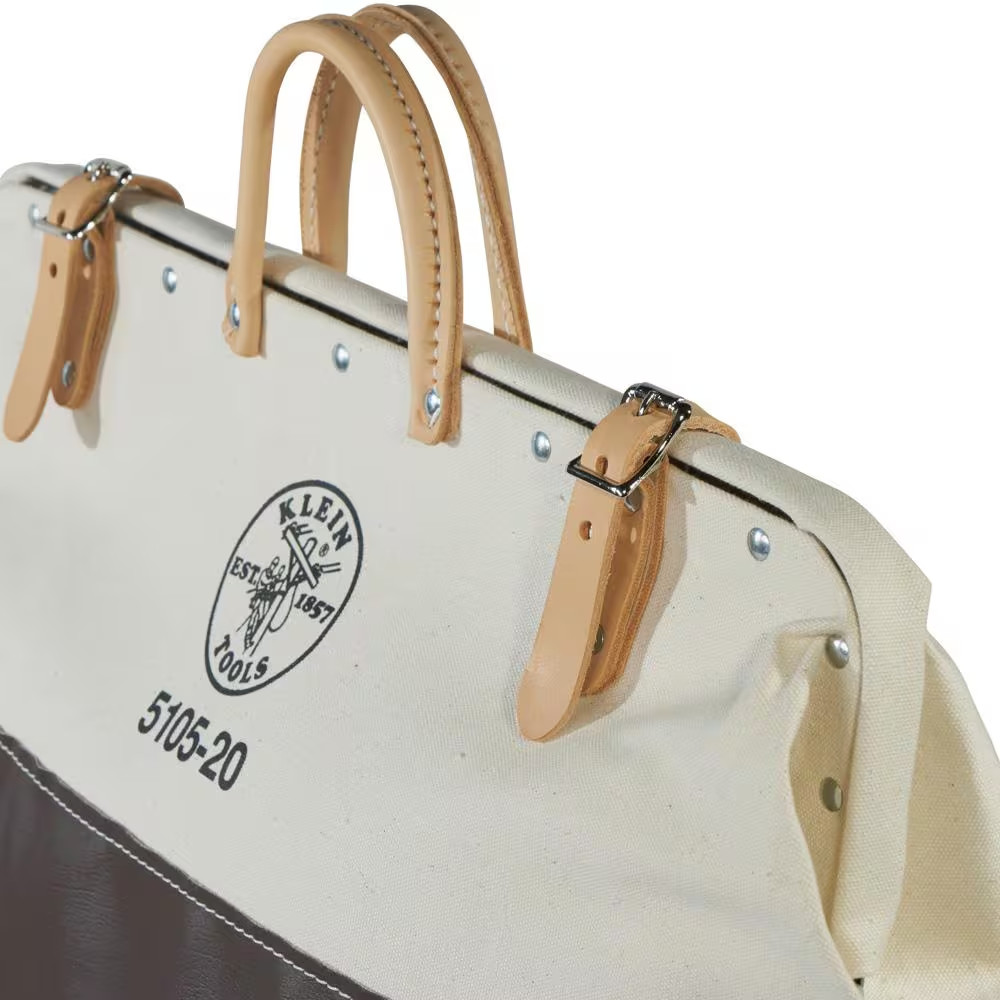 Klein Tools 5105-20 High-Bottom Canvas Tool Bag, 20-Inch NEW