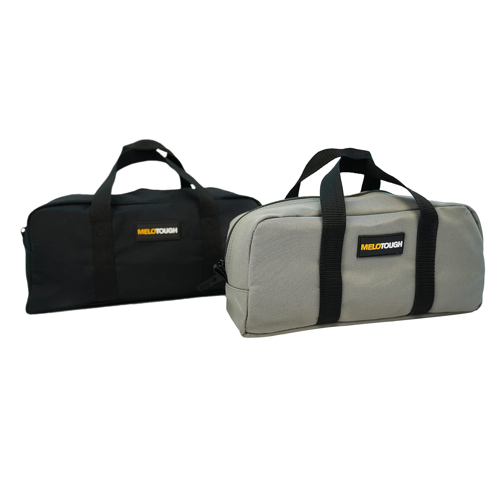 2 PCS 14 Inch Utility Tool Tote Bag Organizer Medium Electrician Black/Grey