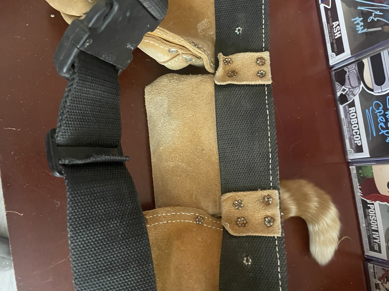 HUSKY Profesional riveted suede leather Work tool belt 370X2 Adjustable