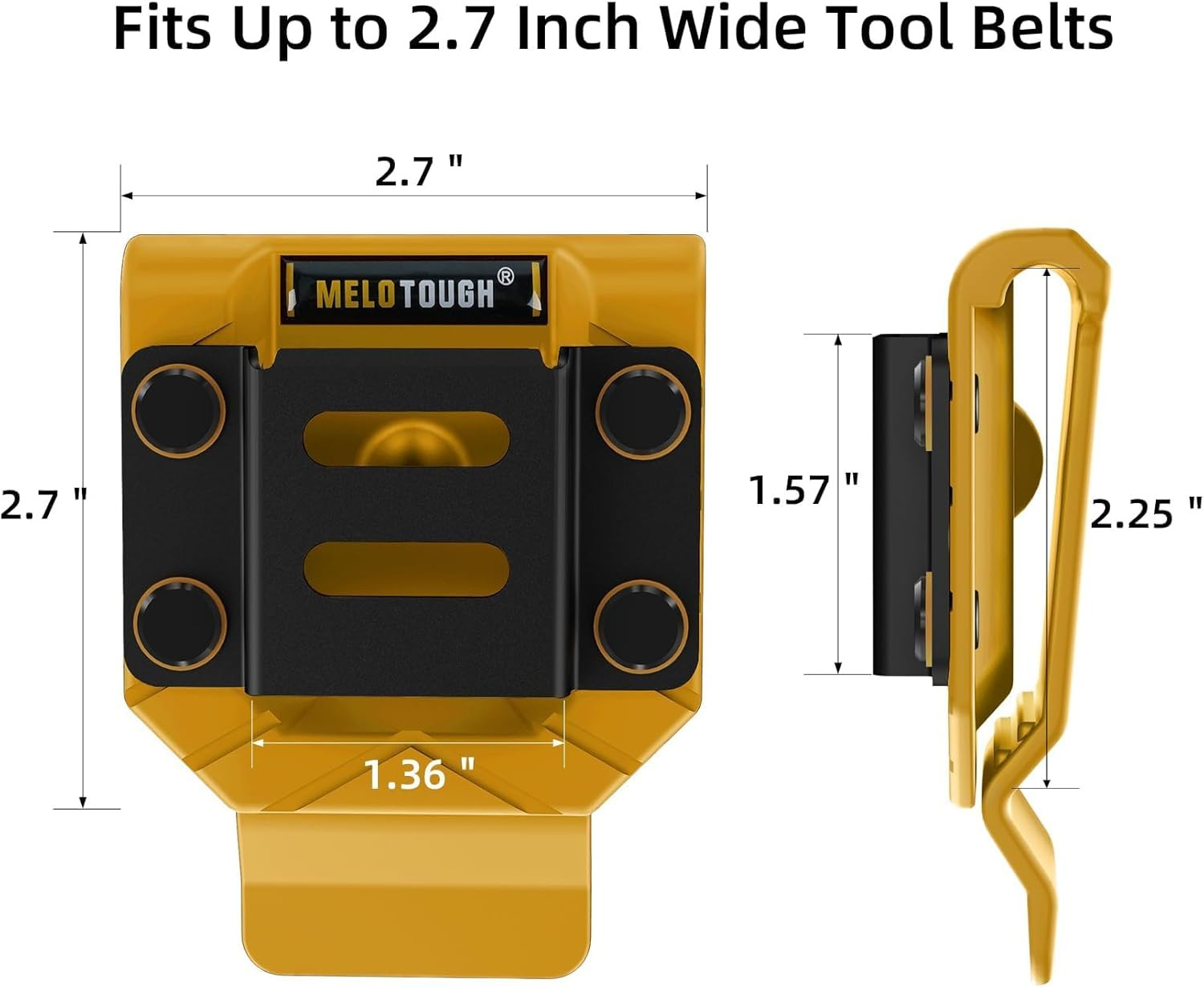 Drill Belt Clip,Drill Holder for Tool Belt,Measuring Tape Holder for Impact