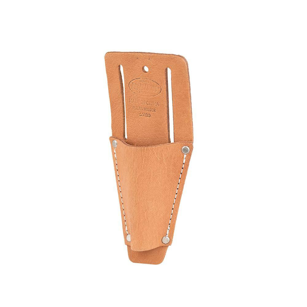 Classic Series Saddle Leather Open End Pliers and Tool Holder for Work Tool Belt