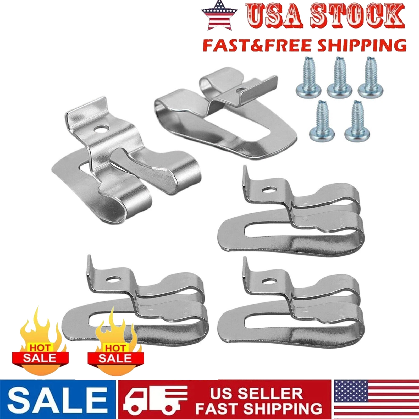 5 Pcs Belt Clip Hook for Milwaukee/Ridgid Impact Driver Drill Nailer Holder