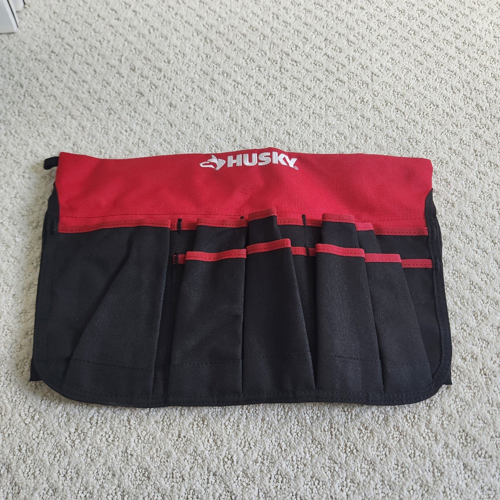 Husky Bucket Jockey Tool Organizer 30 Pocket 5 Gallon Red Black