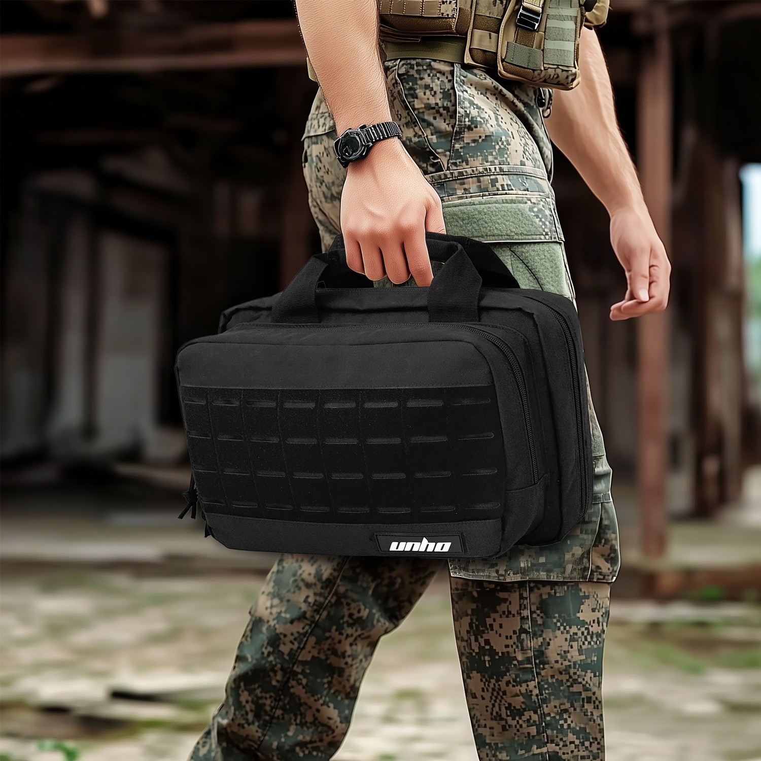 Oxford Cloth EDC Tool Bag Spacious Multi-Compartment Design for Daily Essentials