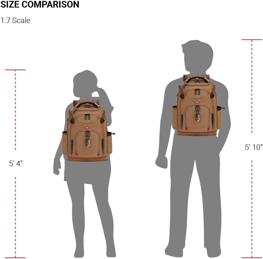 Professional Tool Backpack with Crush-Resistant Pocket
