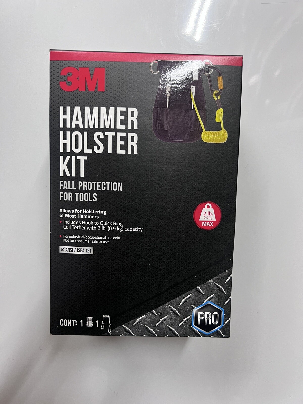 3M DBI SALA 1500094 Hammer Holster, Belt with Hook2Quick Ring Coil Tether 5Units