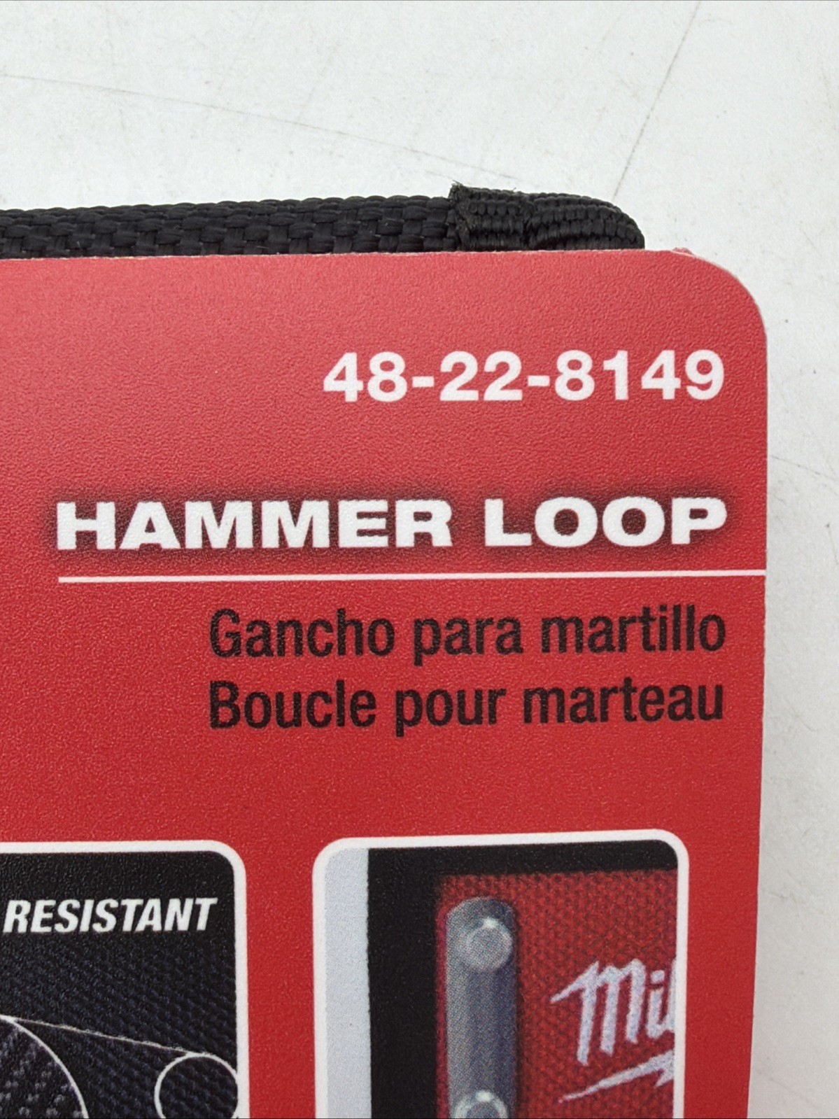 Milwaukee Tool 48228149 Tool Pouch, Hammer Loop, 1680 Denier Nylon