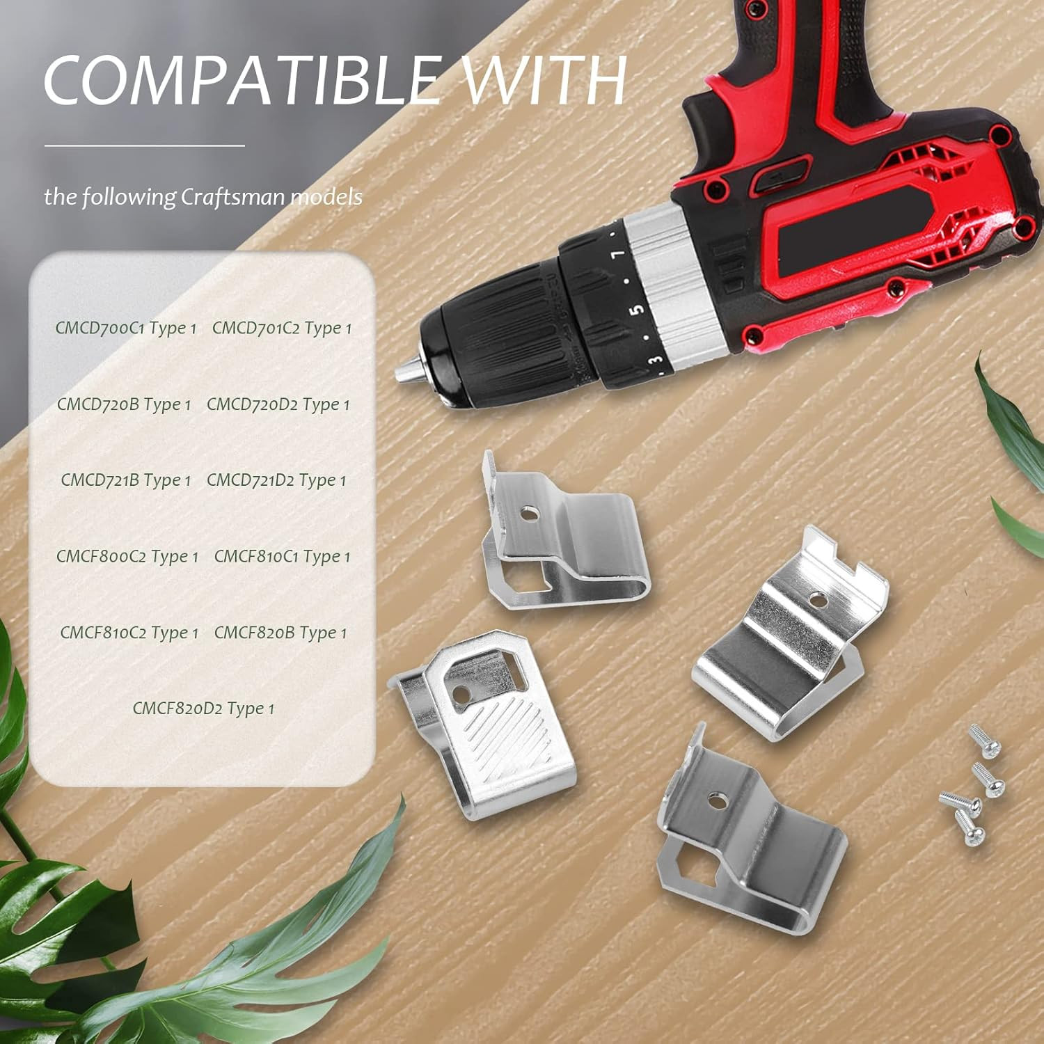 ​​Replacement Craftsman N597001 Locking Clip for Cordless Impact Power Tool Acce
