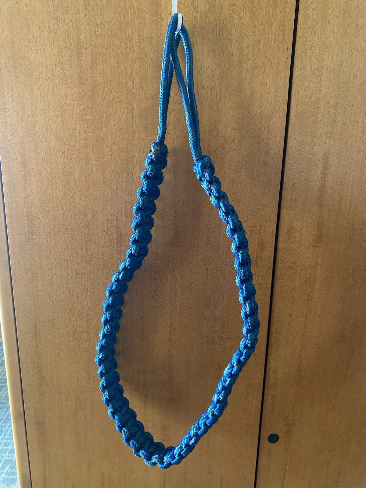 Handmade Union Lunchbox/Tool Bag Strap/Handle Poly Blend Blue/Black/Grey Durable