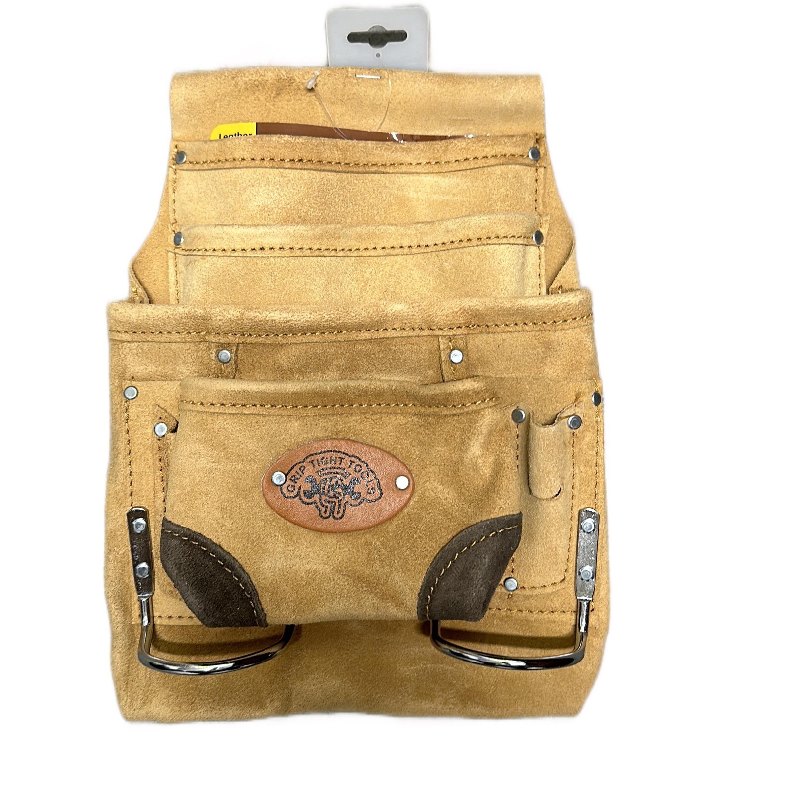 Professional Leather Tool Pouch apron for construction 10 pockets total