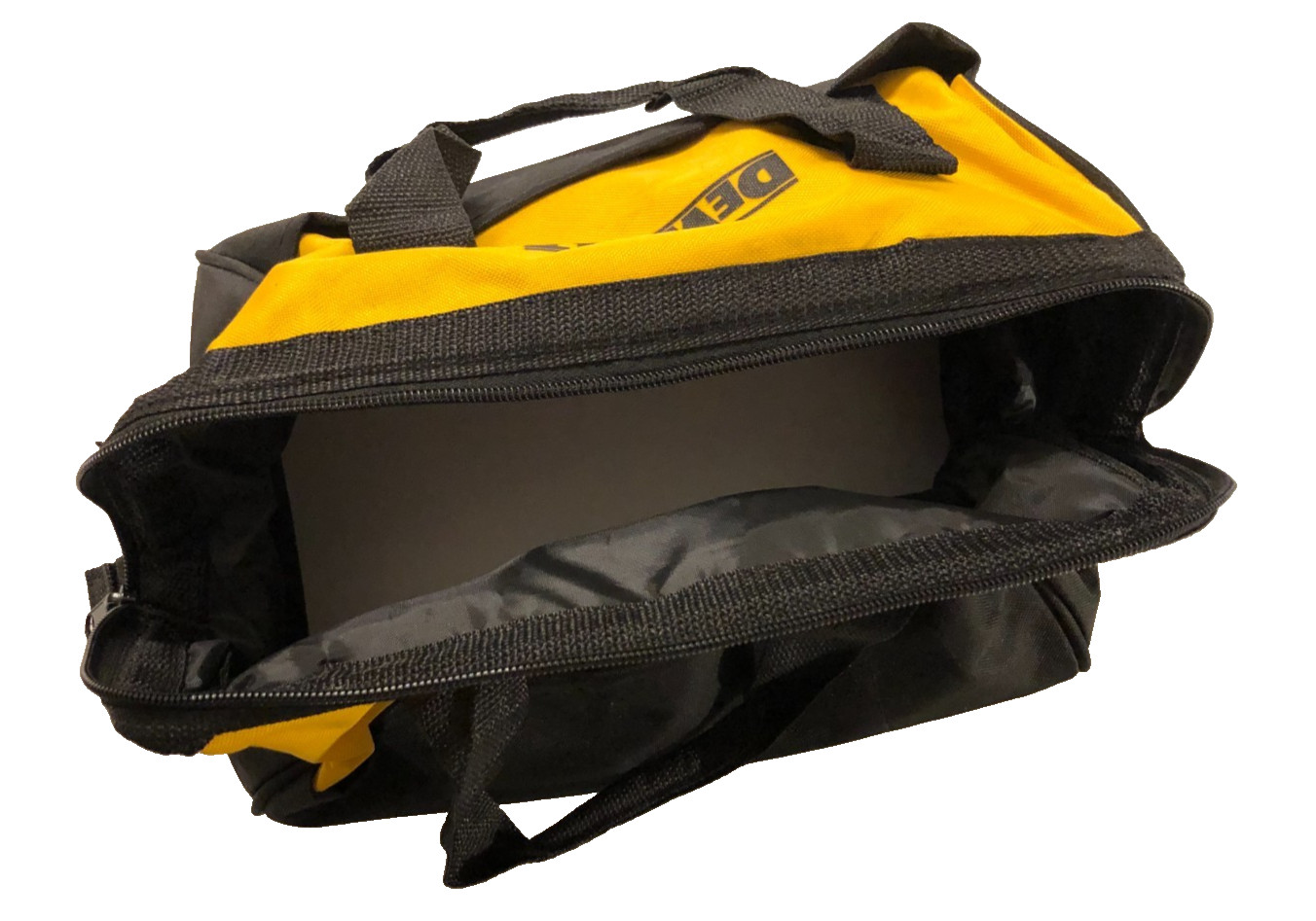 DeWalt Heavy Duty Ballistic Nylon Black Yellow 13″ Tool Bag Unused New