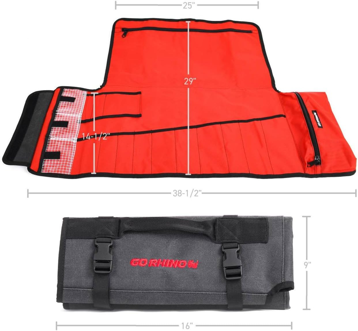 Extra Large Tool Roll – 29″x38.5″ Open, Durable Storage Solution