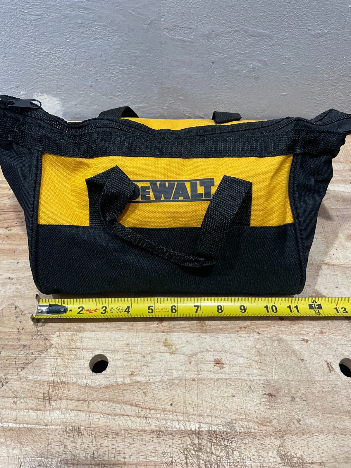Dewalt 11” Heavy Duty Ballistic Nylon Tool Bag 11” x 8” x 7”( 2 new bags )