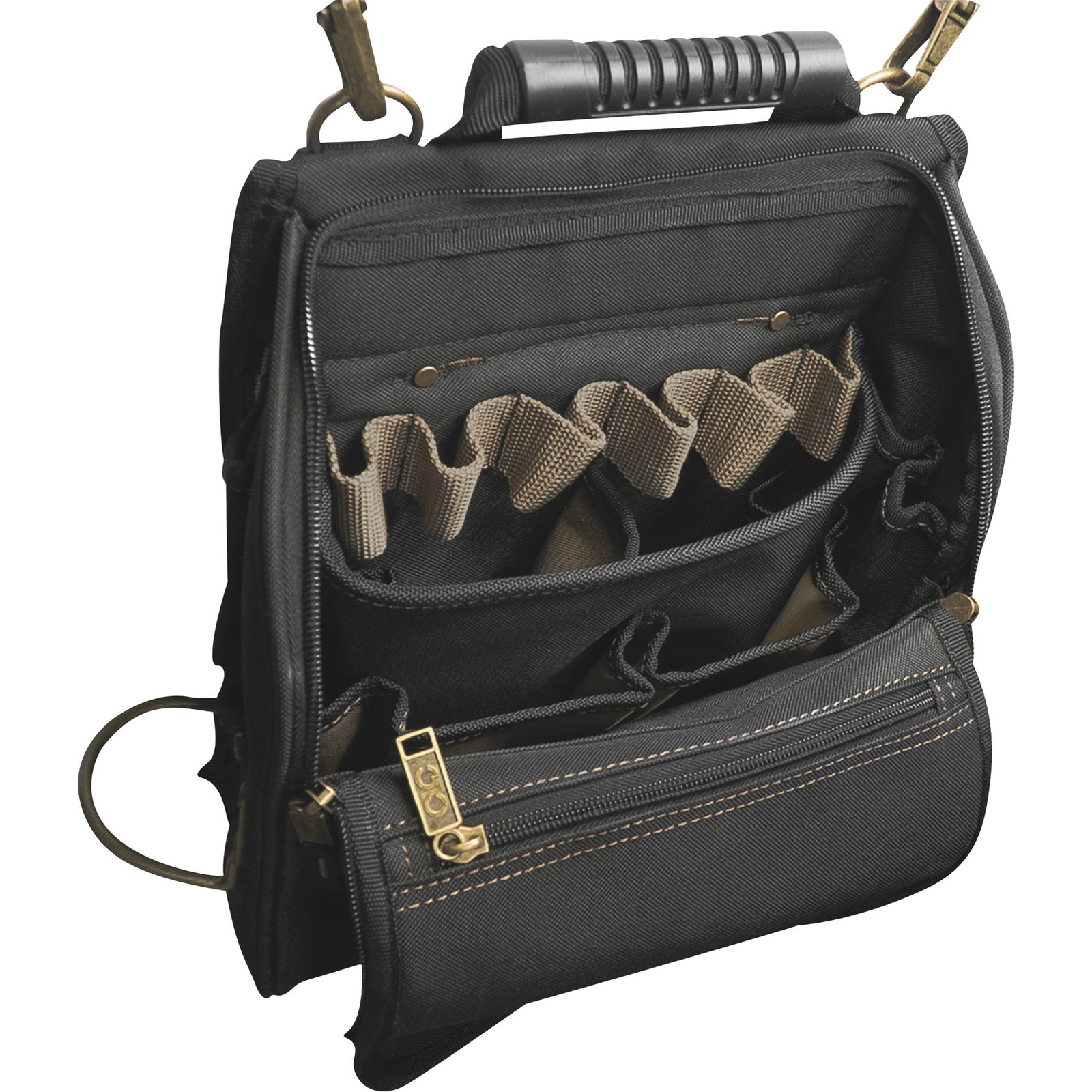 CLC Custom LeatherCraft 21-Pocket Electrician Tool Pouch, 10in.W x 4in.D x 14