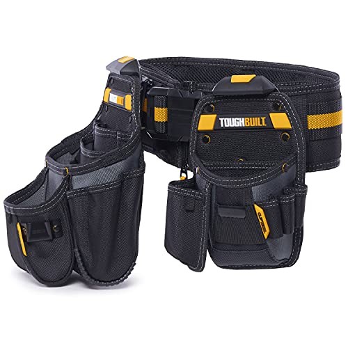 TOUGHBUILT CLIPTECH SERIES 3-PIECE HANDYMAN TOOL BELT SET TB-CT-111-CP BLK