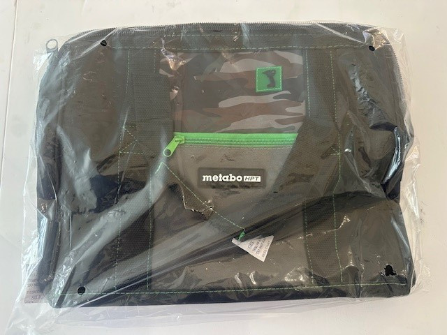 Metabo 372294M HPT 14X11X14″ Inside dims Contractor Canvas Tool Bag – Black/Camo