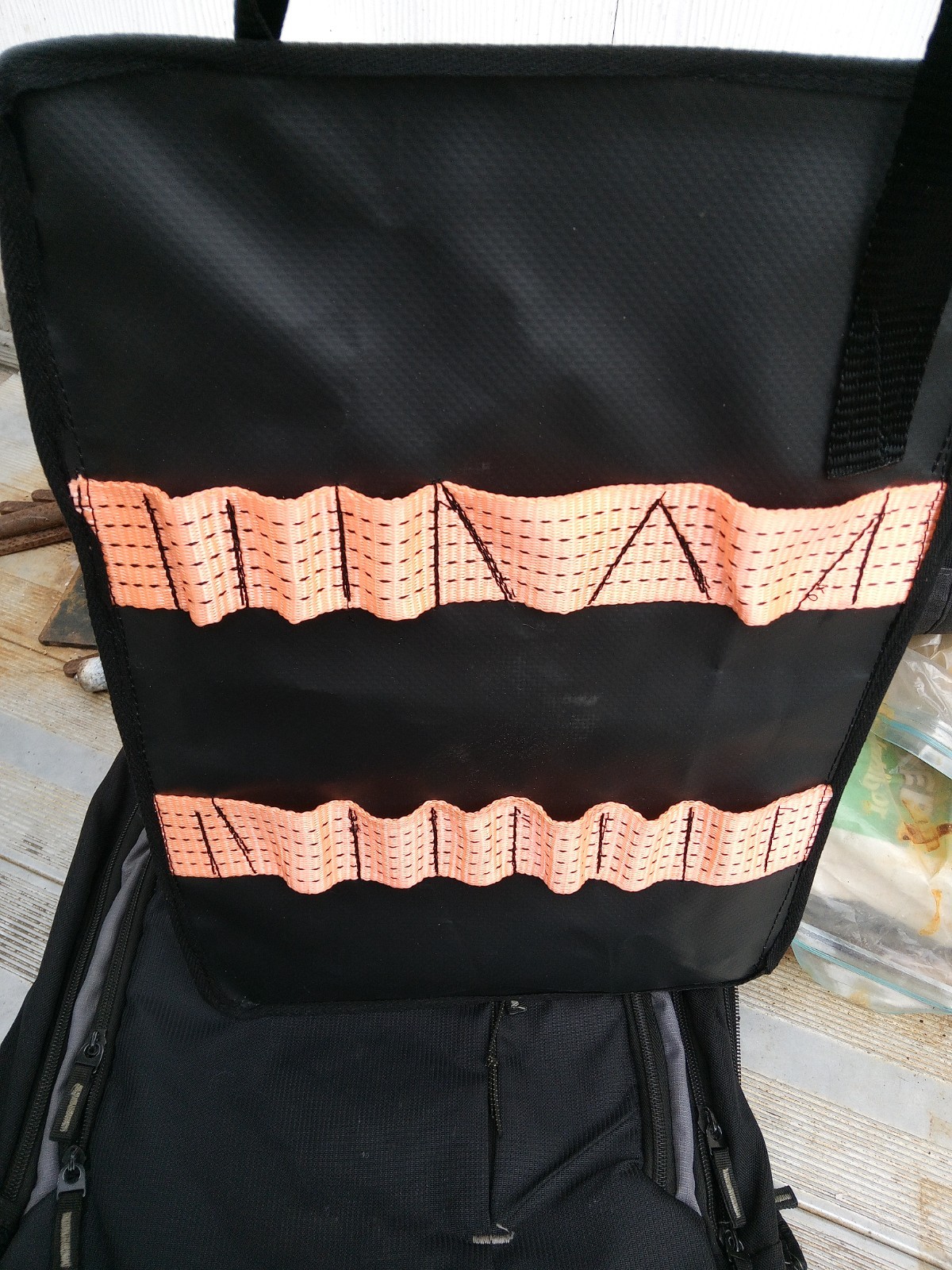 tool holder insert and backpack, sturdy straps, no tools, removable