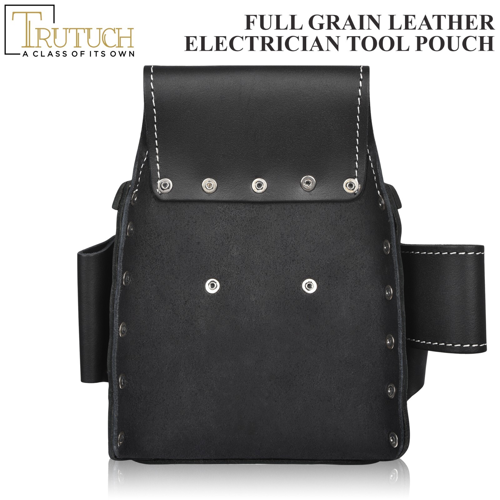Trutuch Leather Electrician Tool Pouch | Electric Bag | Electric Pouch