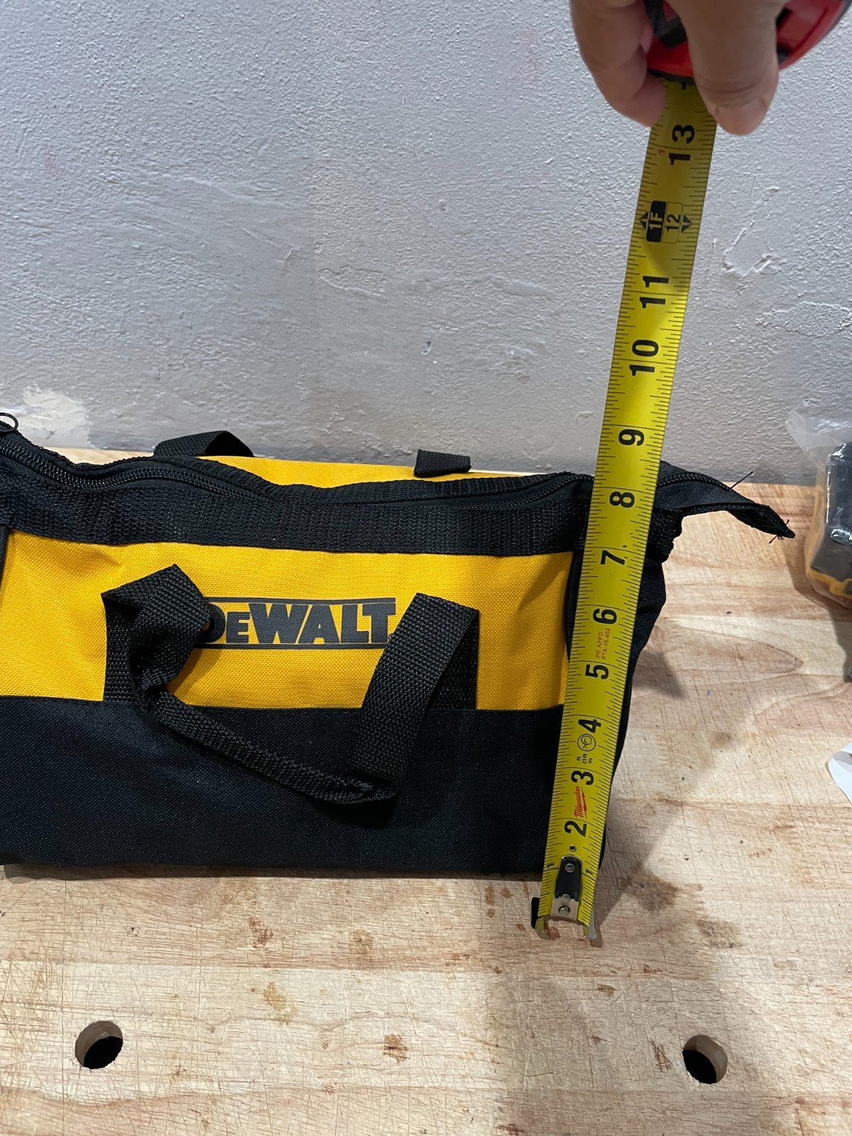 Dewalt 11” Heavy Duty Ballistic Nylon Tool Bag 11” x 8” x 7”( 2 new bags )