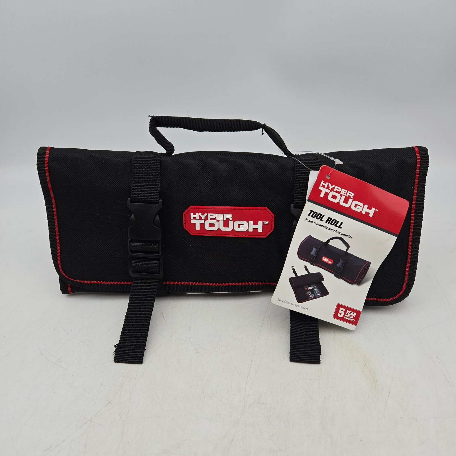 Hyper Tough Tool Roll TT50217D Black Nylon Tool Bag Holder
