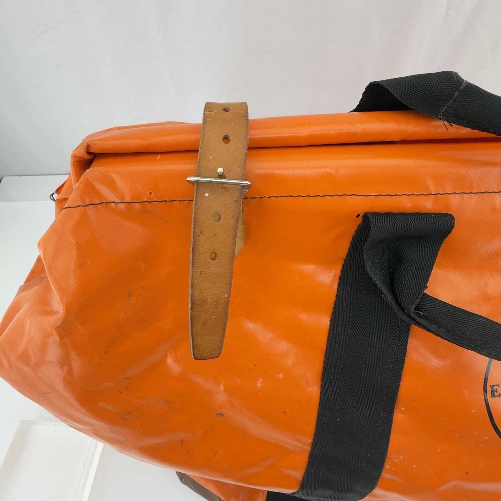 KlKlein 5180 Extra Large Orange Vinyl Equipment Tool Bag USA Made