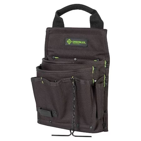 Greenlee 0158-17 Tool Caddy, Cordura, Black, 7 Pockets