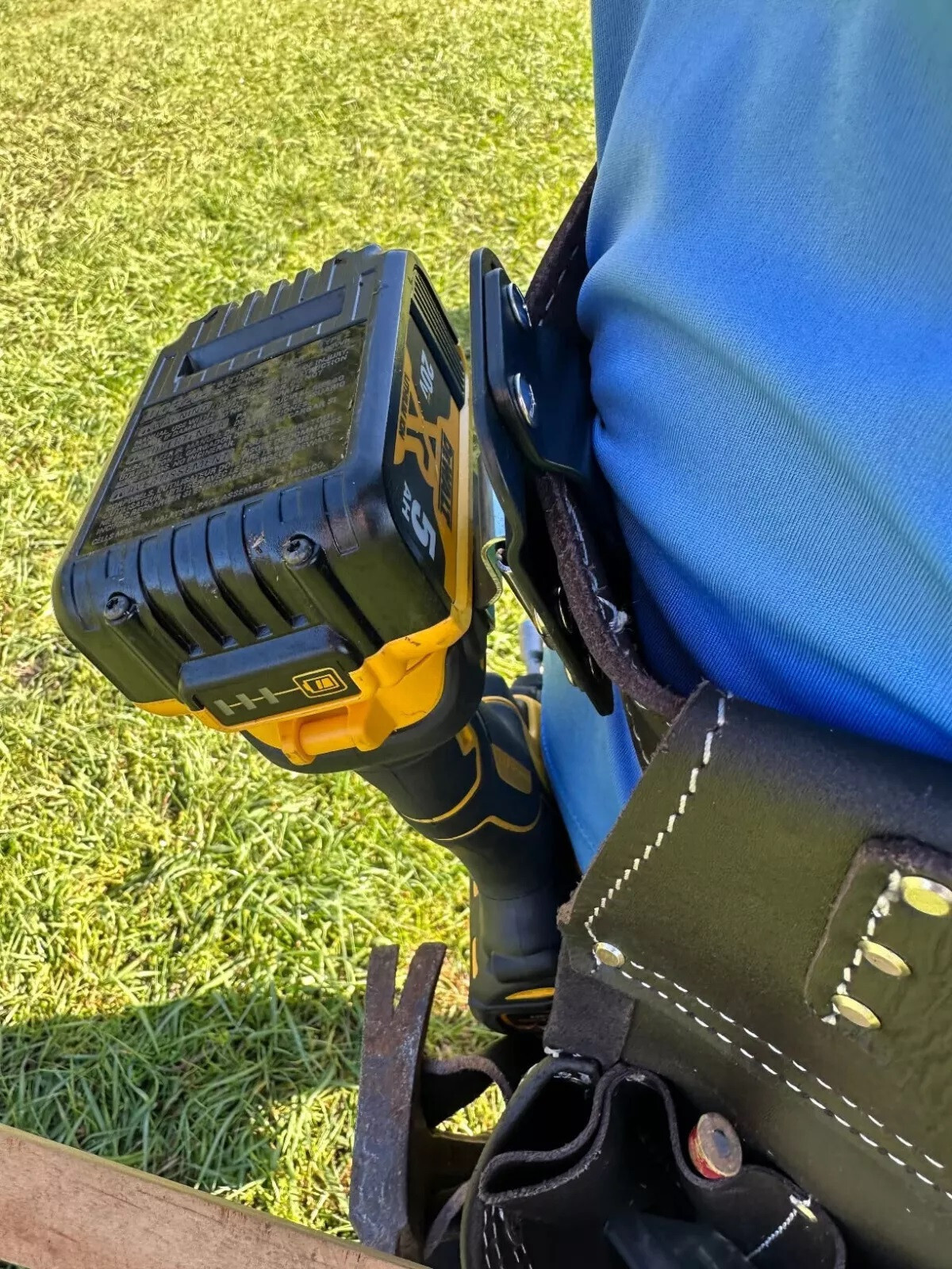 Portable Power Drill Holder Tape Measure Tool Belt Clip On Hook Waist Holster