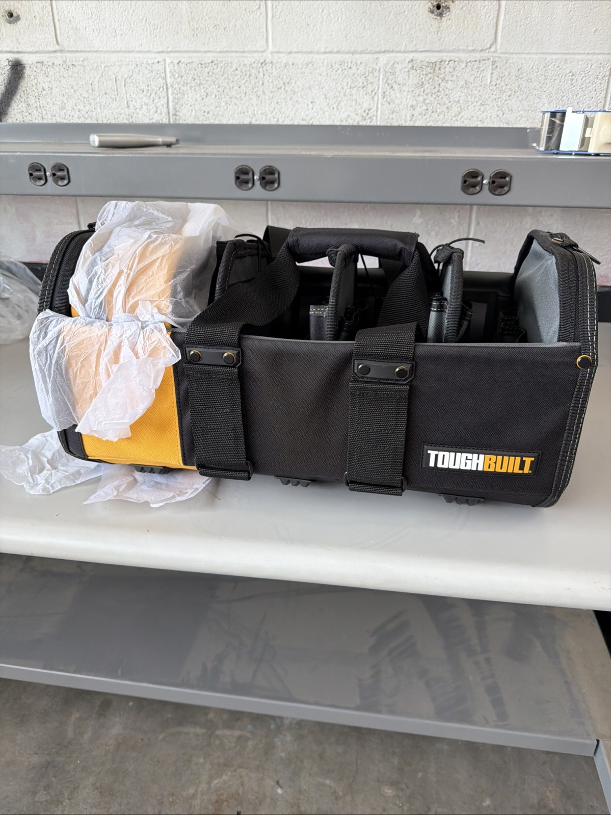 ToughBuilt TOU-81-18 18″ Modular Tote, Black/Yellow