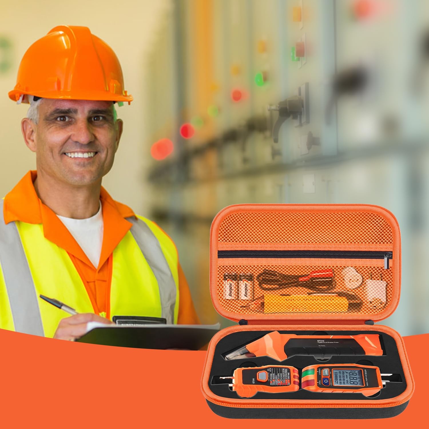 Hard Case for Klein Tools ET310 AC Circuit Breaker Finder Electric Tester & 8…