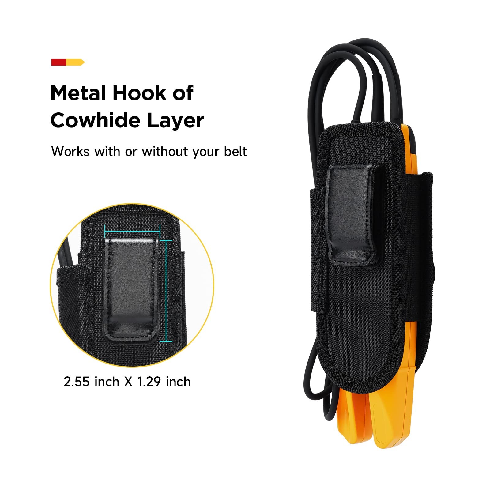 KingSung Clamp Meter Holster for Fluke 323/324/325/376FC/362/318 and More Ele…