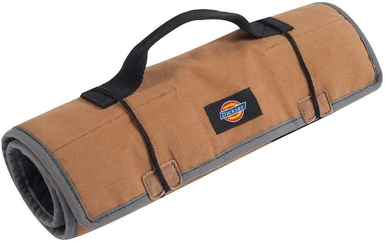 Dickies Small Wrench/Screwdriver Organizer Roll for Mechanics, 16 Tool Pockets,