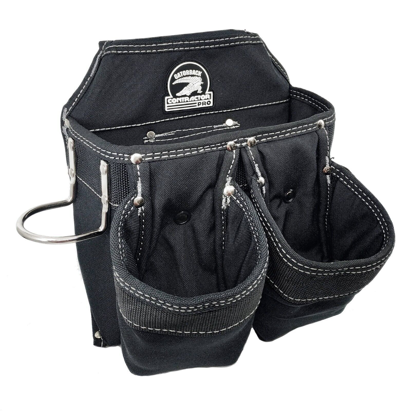 Gatorback Open Contractor’s Tool Pouch. Large Main Space w/Pockets & Tool Slots
