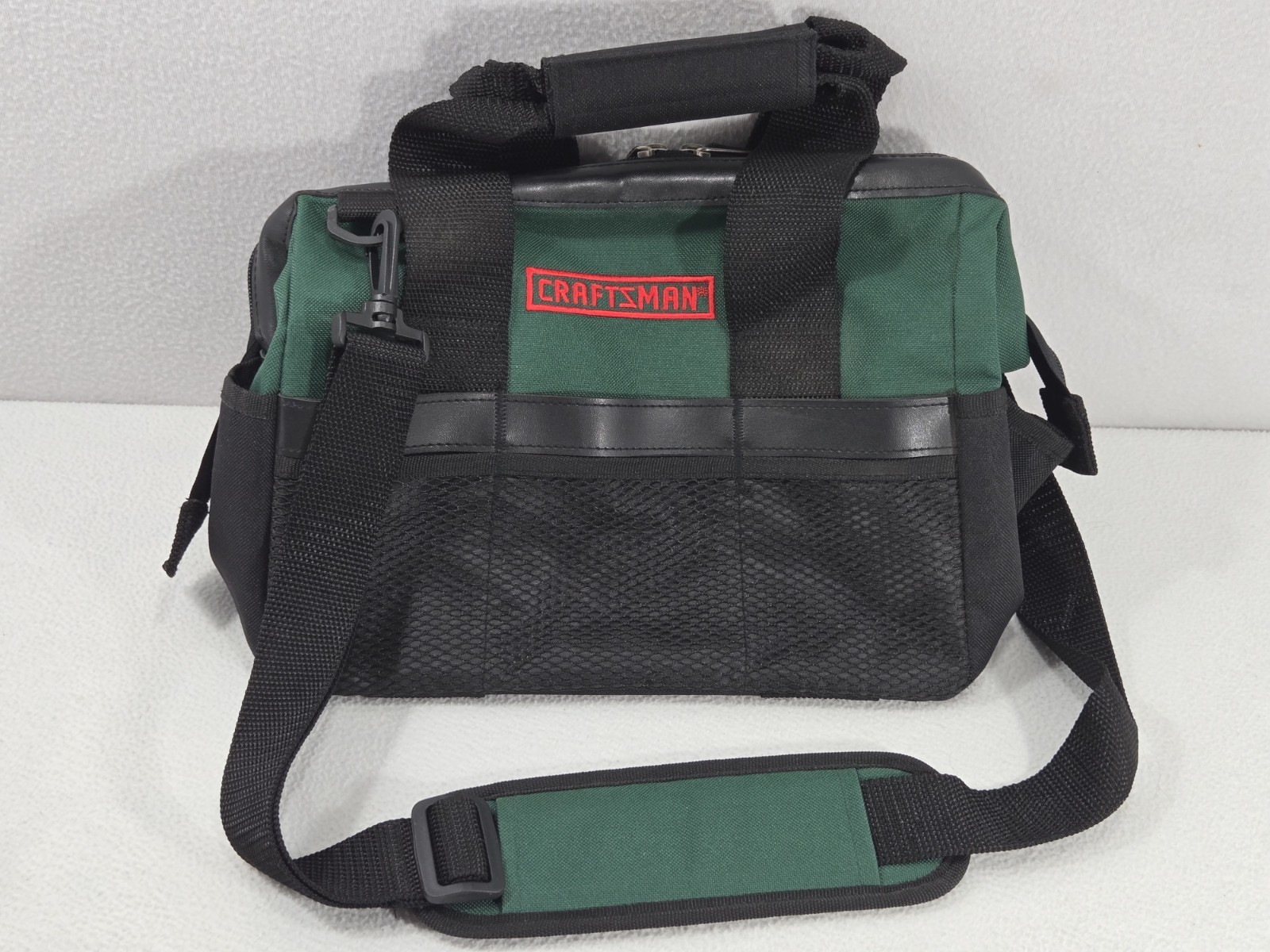 Craftsman 21-Pocket Large Mouth Tool Bag 40411 Green