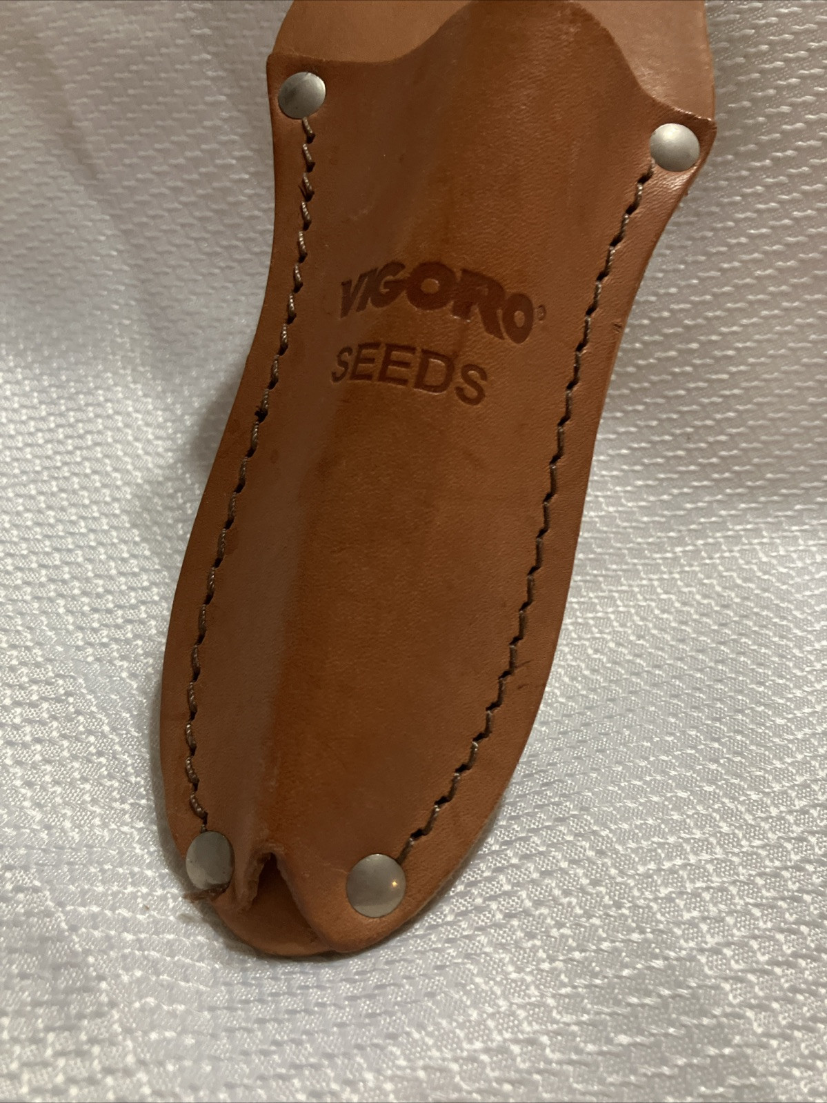 Vintage Vigoro Seeds Gardening/Farming Tool Leather Sheath 8.5″