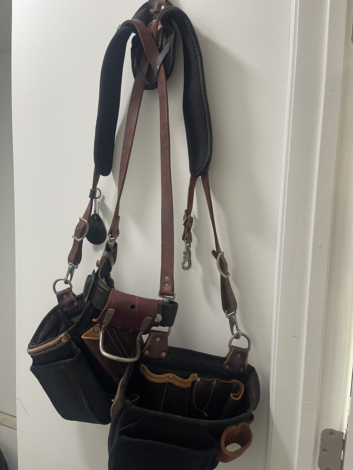 Occidental Leather Tool Belt, Pro Framer Set With Stronghold Suspenders