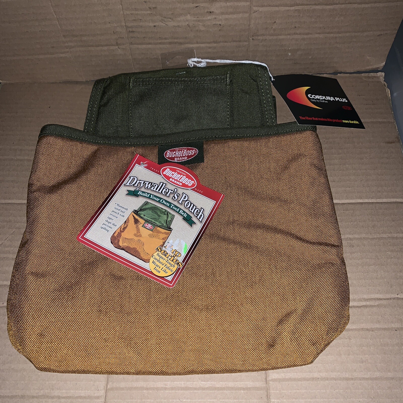 Bucket Boss 54013 Drywallers Pouch With Belt Electrical Pouch Tool New